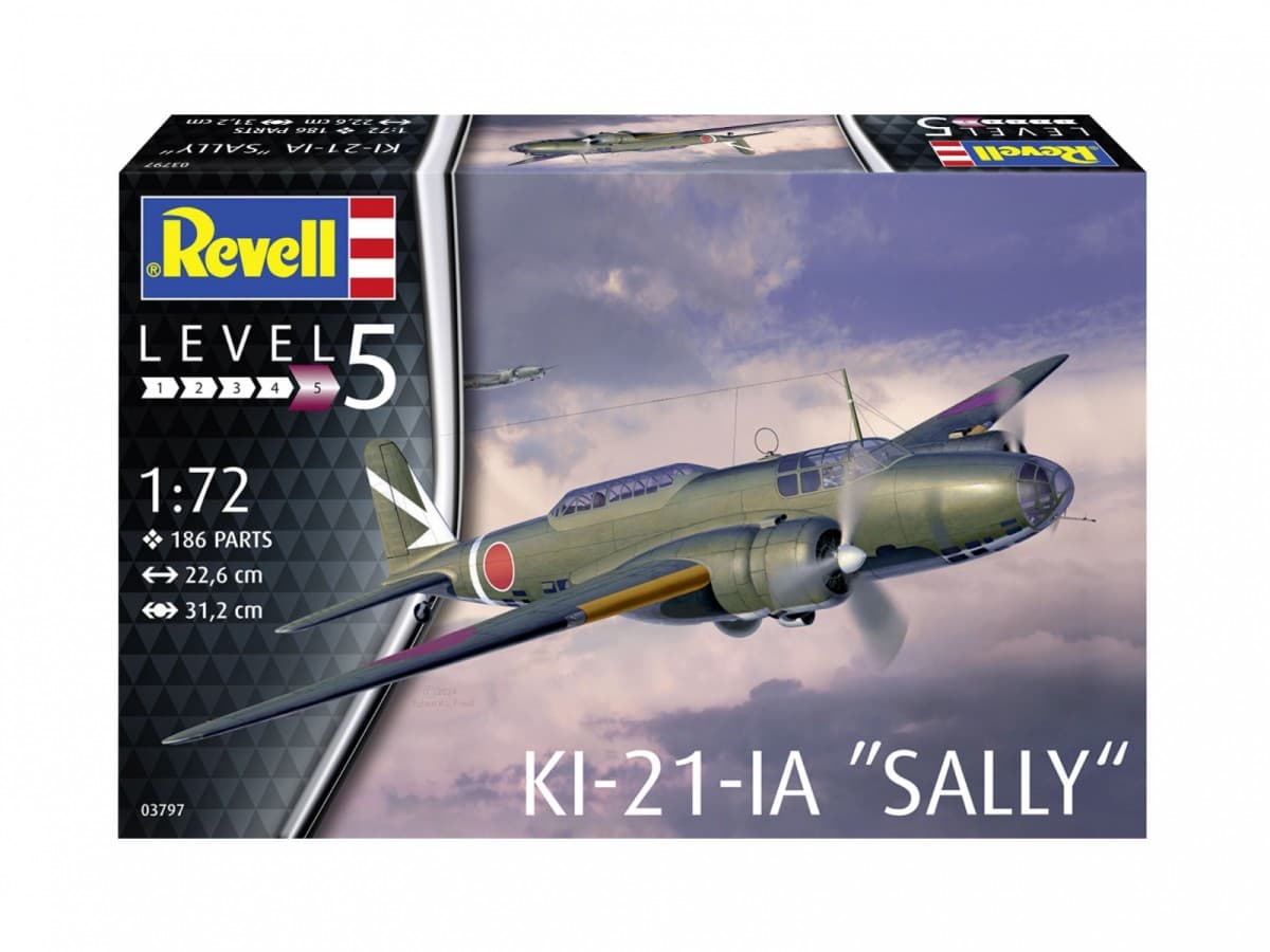 Model letala REVELL Ki-21-Ia "Sally" 1:72 7