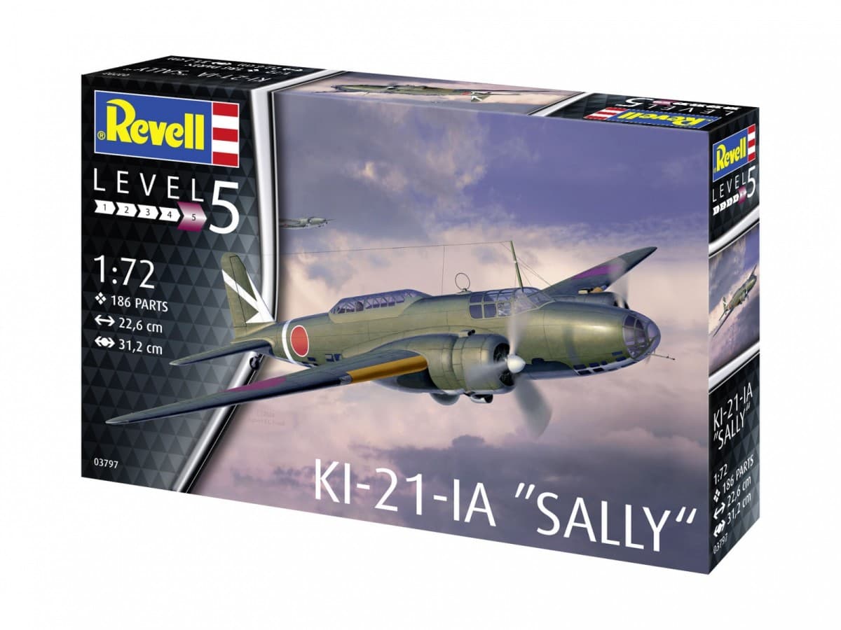 Model letala REVELL Ki-21-Ia "Sally" 1:72 8