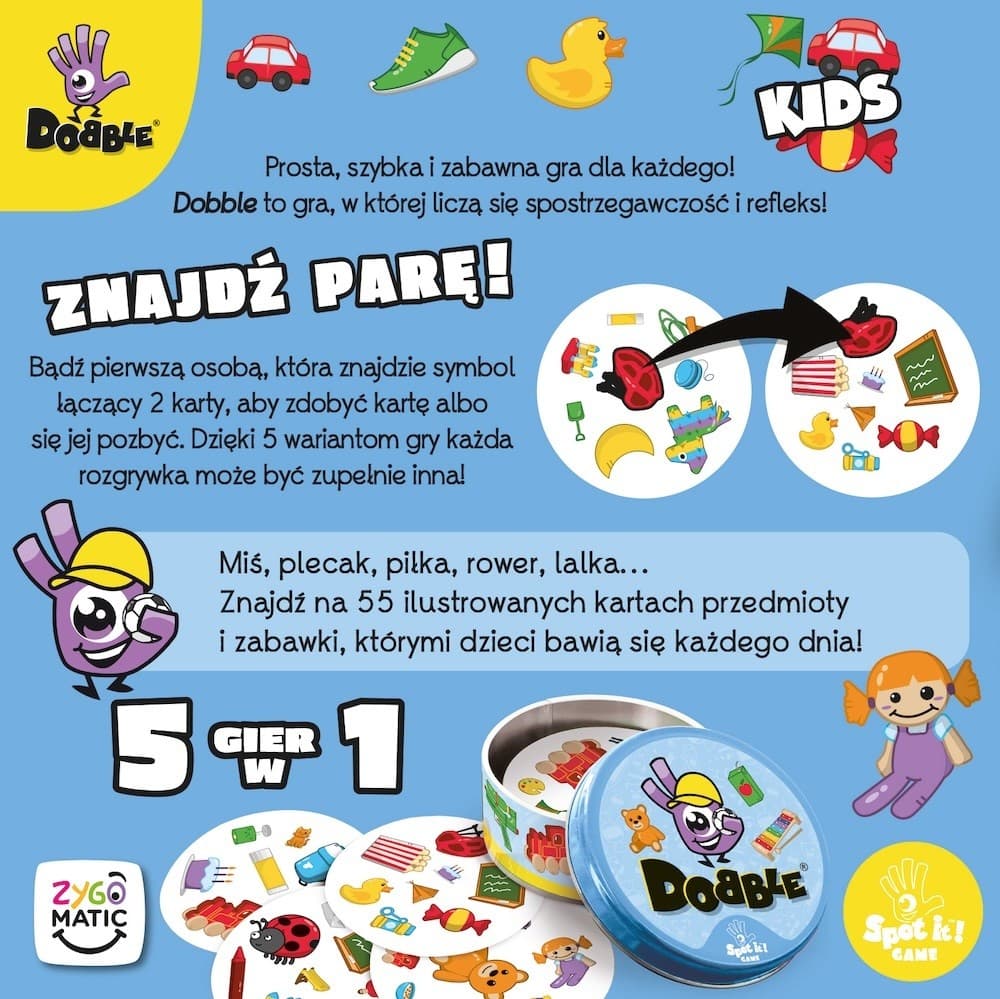 Družabna igra Dobble Kids (eco) - Rebel 6