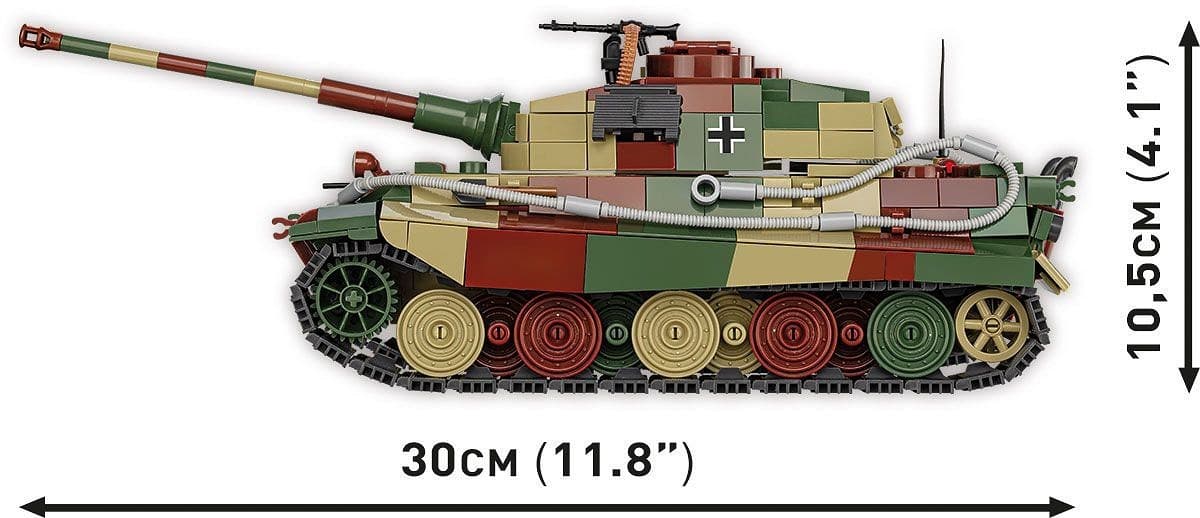 COBI Kocke Nemški težki tank Panzer VI Tiger II 7