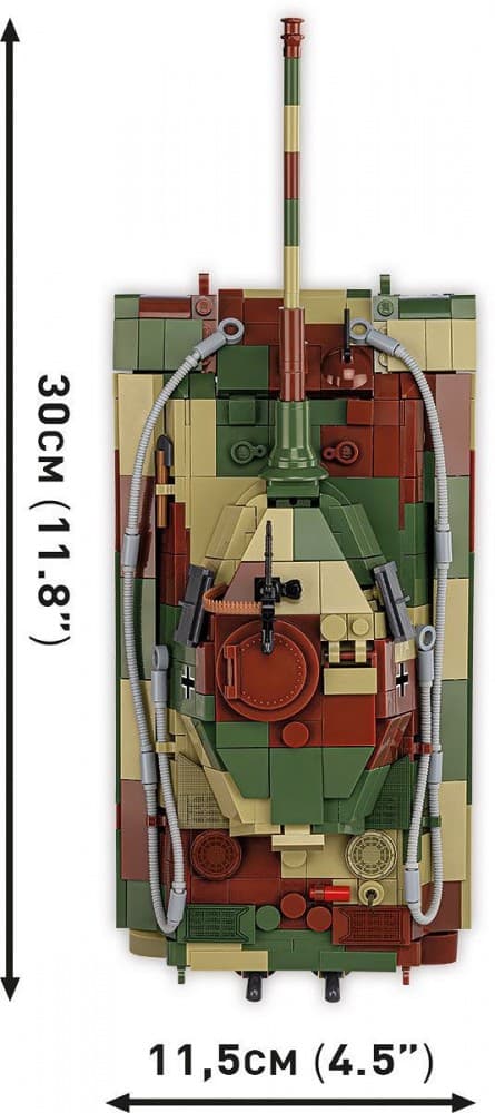 COBI Kocke Nemški težki tank Panzer VI Tiger II 8