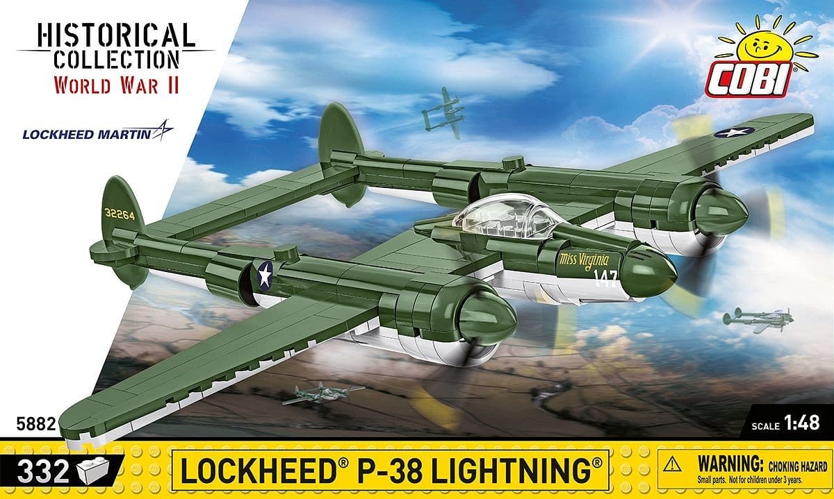 COBI Kocke Lovsko letalo Lockheed P-38 Lightning 6