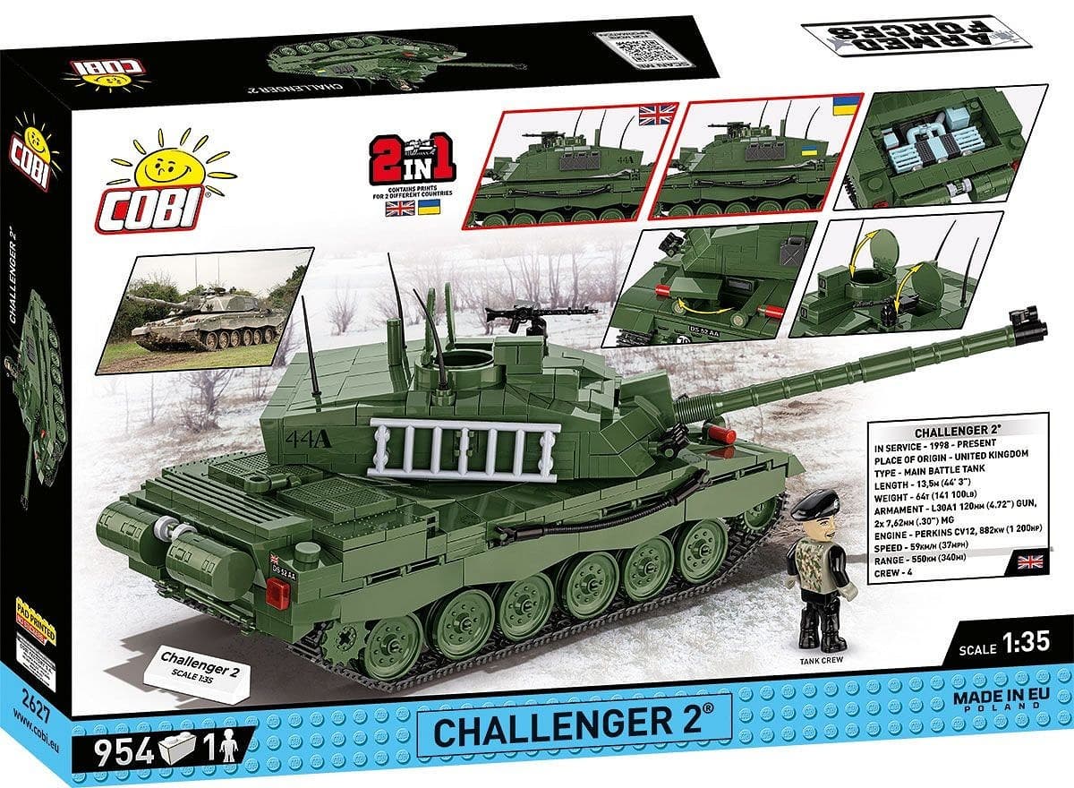 COBI Kocke Bojni tank Challenger 2 3