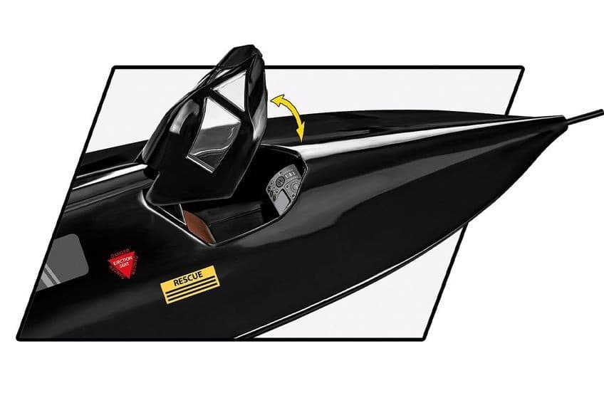 COBI Kocke: Bojni letalo Lockheed SR-71 Blackbird (1374 kosov) 6