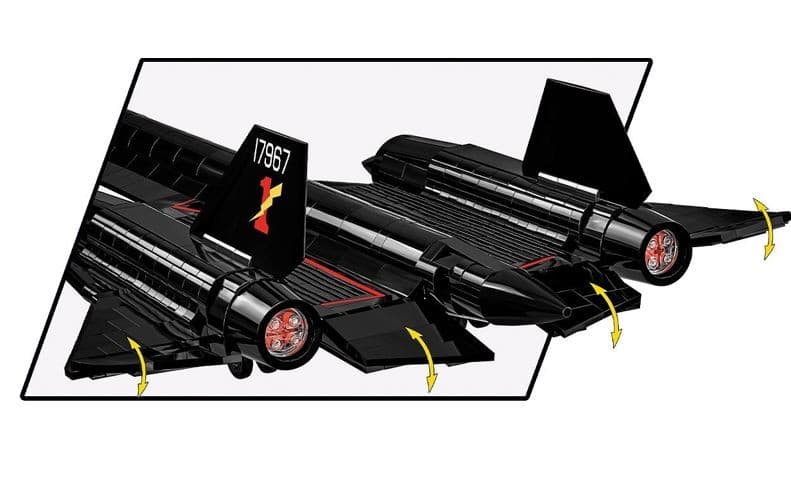 COBI Kocke: Bojni letalo Lockheed SR-71 Blackbird (1374 kosov) 7