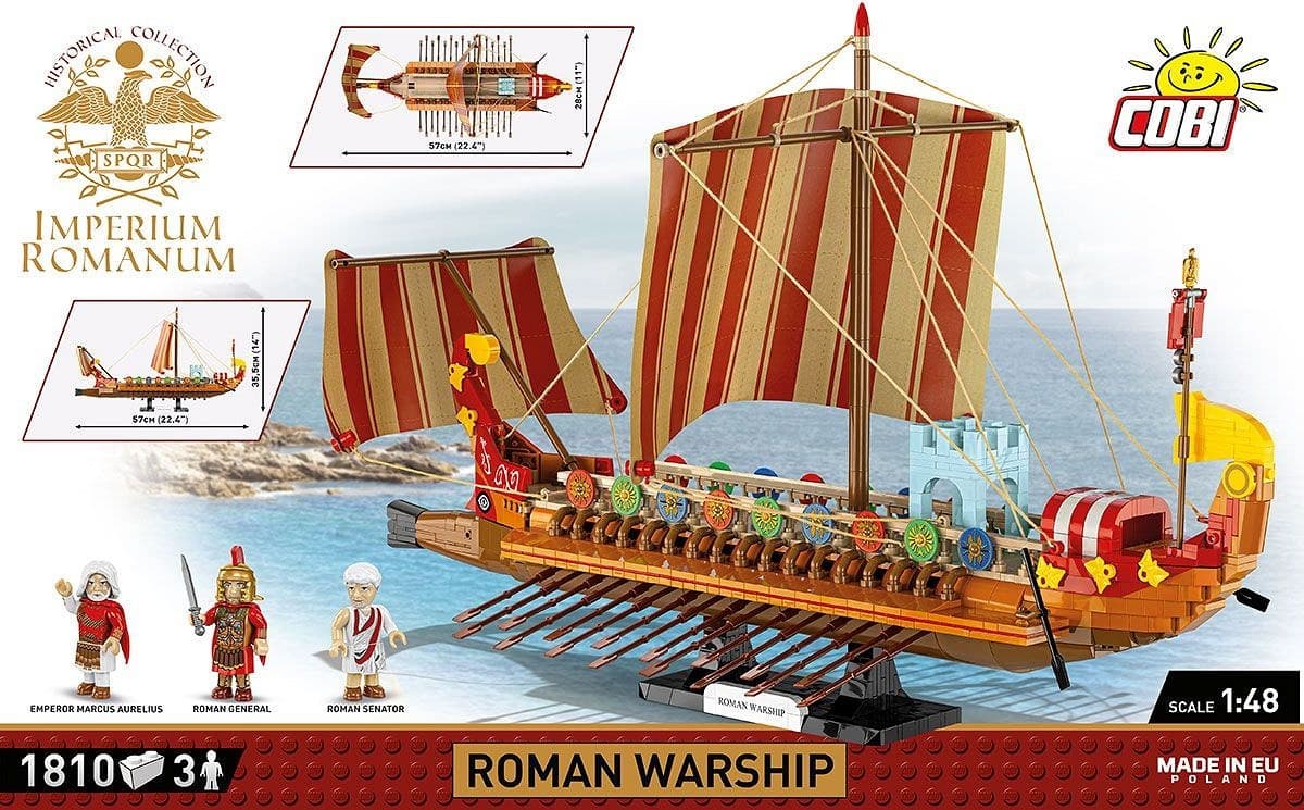 COBI Kocke Imperij Romanum - Vojna ladja 3