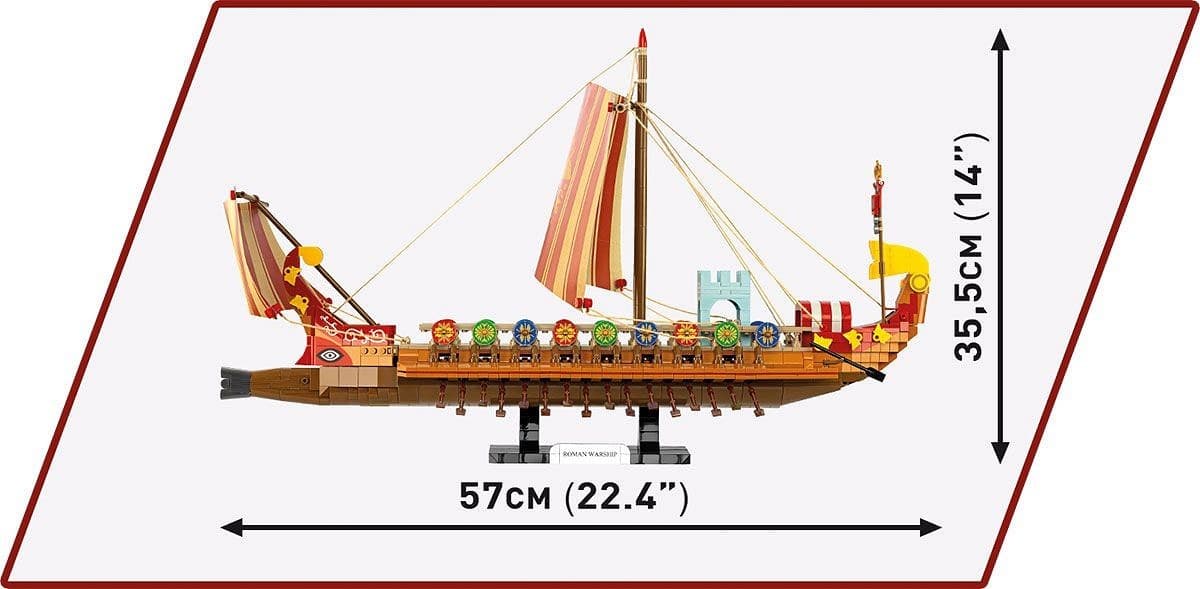 COBI Kocke Imperij Romanum - Vojna ladja 5