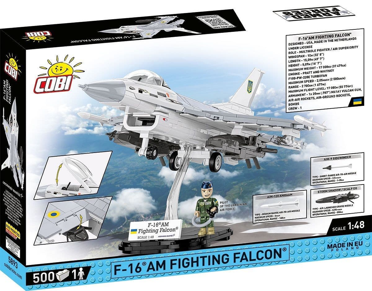COBI Kocke F-16C Fighting Falcon (500 kosov) 3