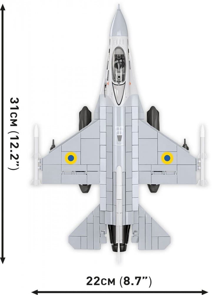 COBI Kocke F-16C Fighting Falcon (500 kosov) 5