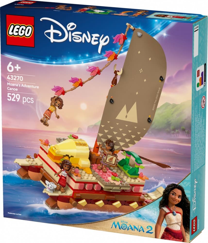 LEGO® Disney 43270 Kajak pustolovščina Vaiane 2