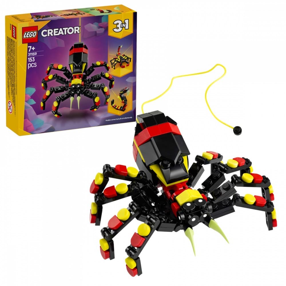 LEGO Creator 3v1: Divje živali - nevaren pajek (31159) 4
