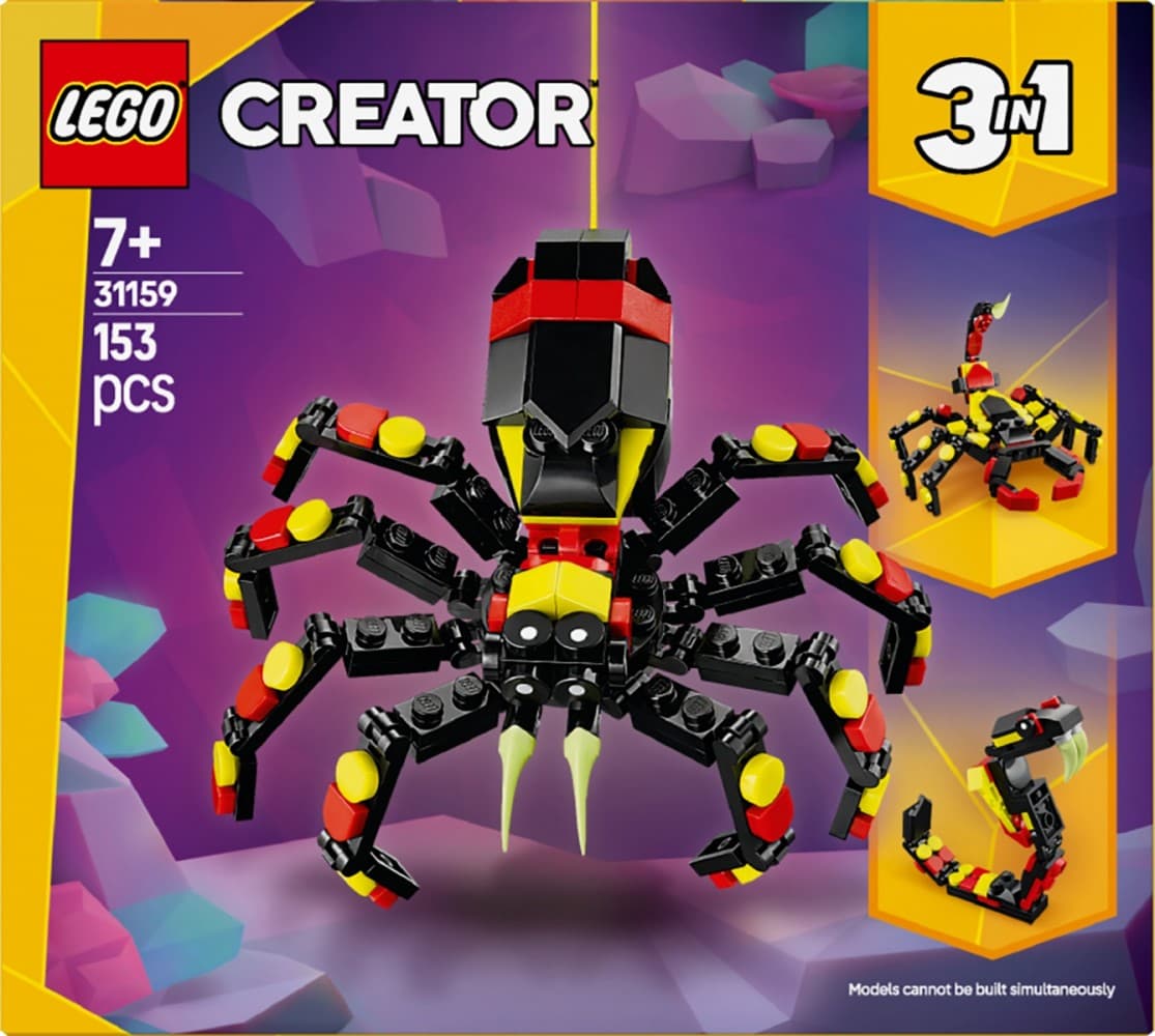 LEGO Creator 3v1: Divje živali - nevaren pajek (31159) 5