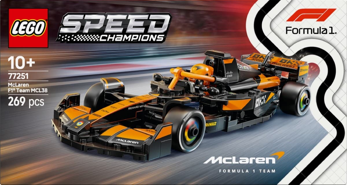 LEGO Speed Champions 77251 bolid F1 McLaren Team MCL38 2