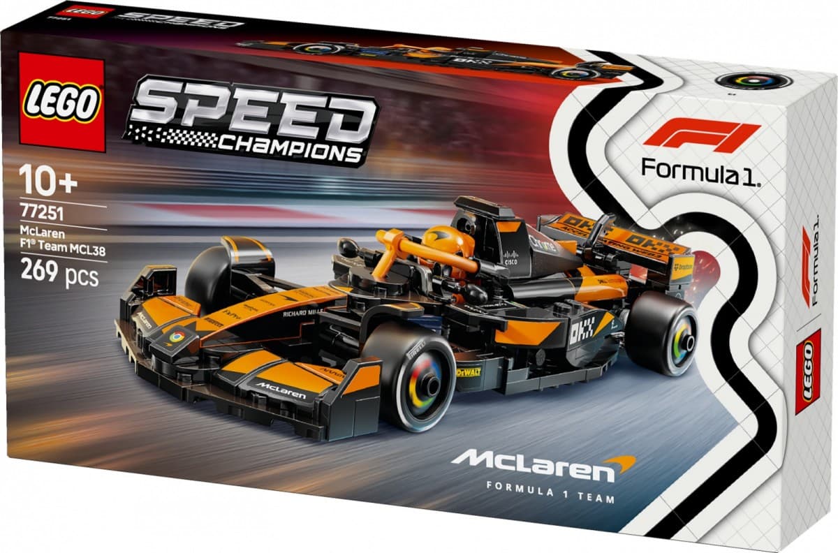 LEGO Speed Champions 77251 bolid F1 McLaren Team MCL38 3