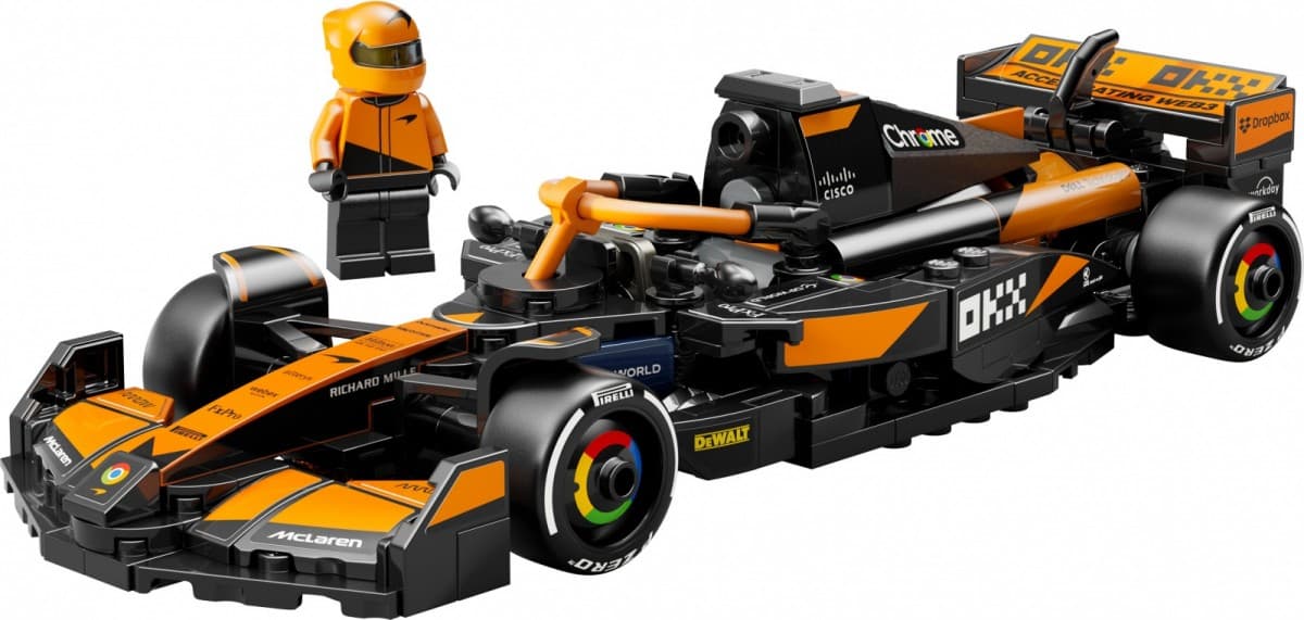LEGO Speed Champions 77251 bolid F1 McLaren Team MCL38 4