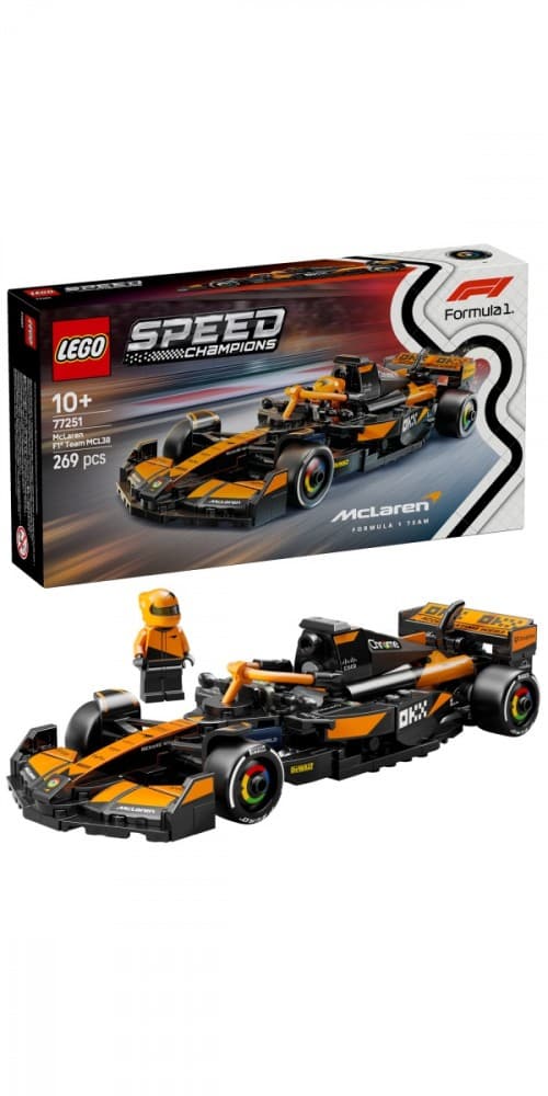 LEGO Speed Champions 77251 bolid F1 McLaren Team MCL38 5