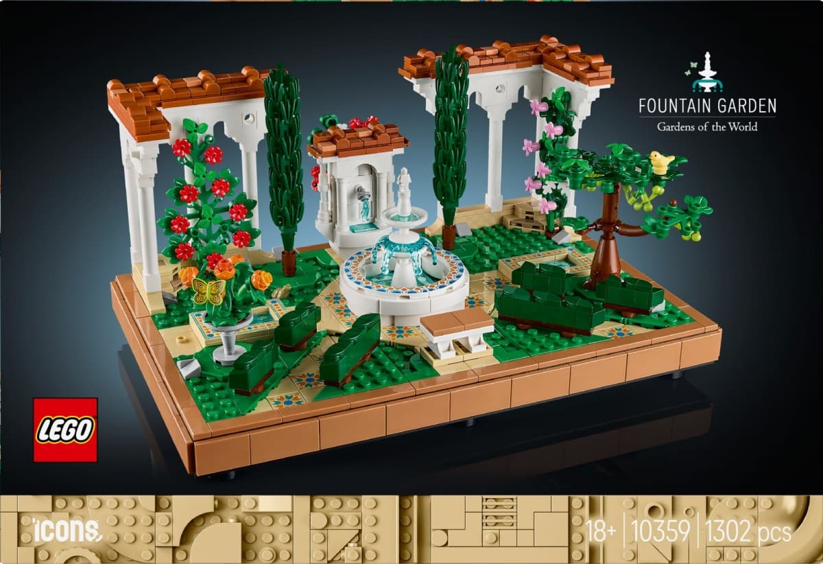 LEGO® Icons 10359 Fontanna v slovenskem vrtu 7