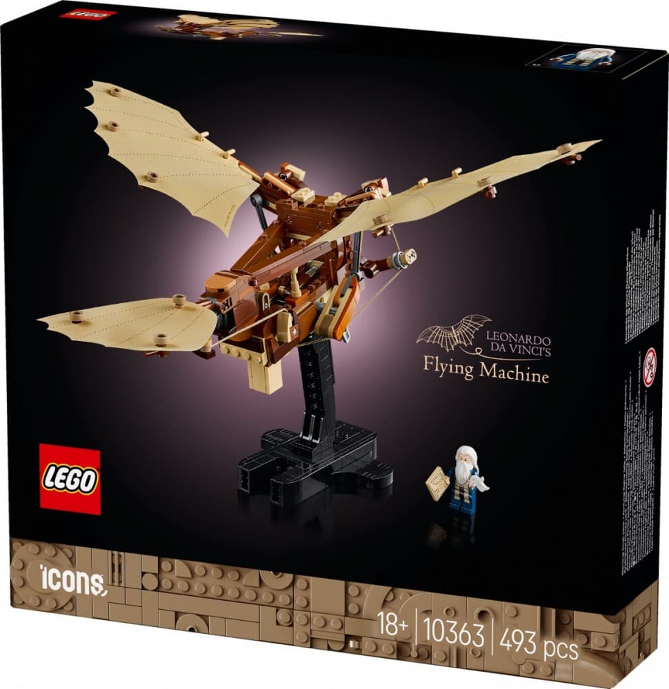 LEGO Icons Leonardo da Vinci Leteči stroj 10363 - komplet za gradnjo 2