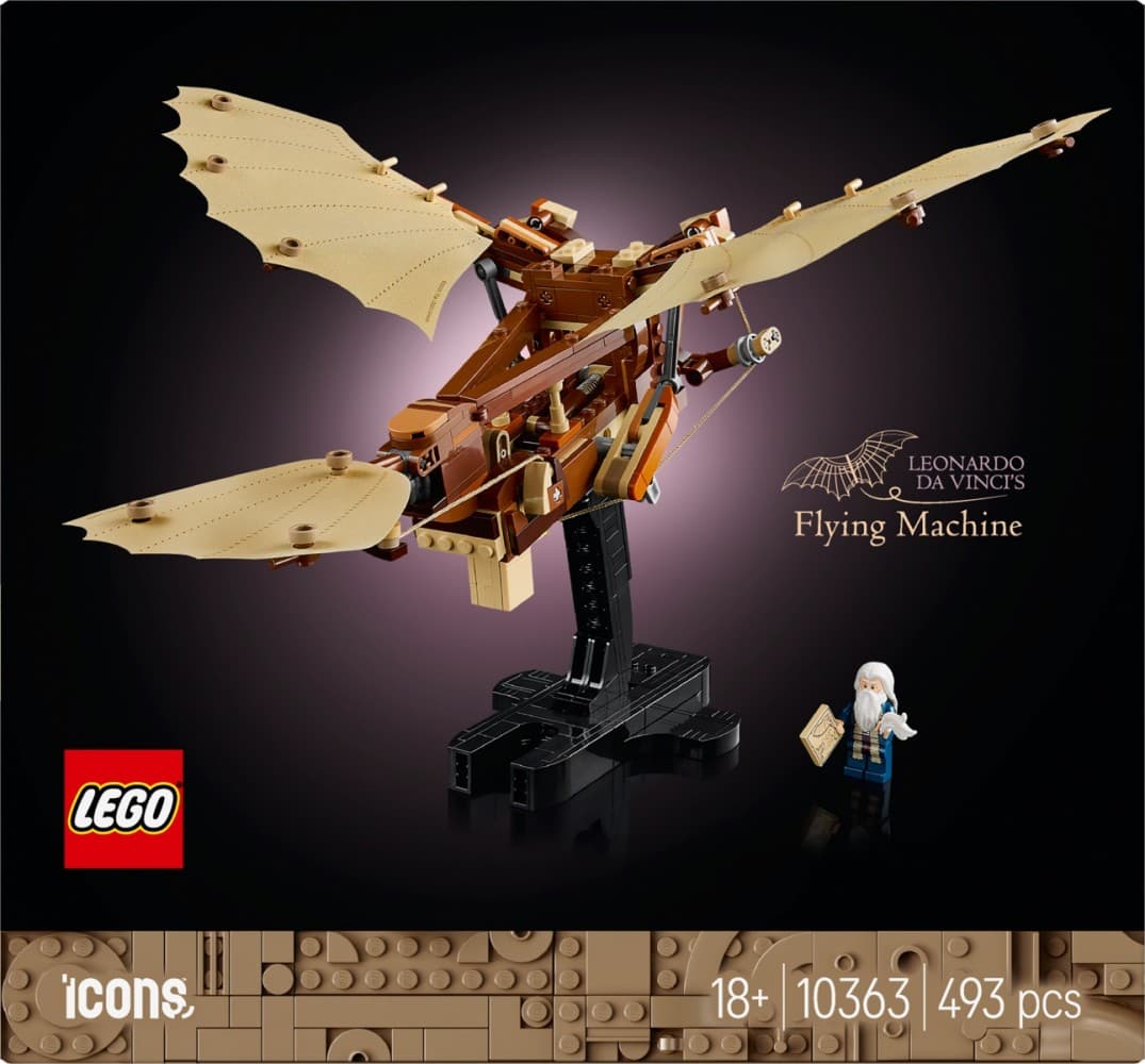 LEGO Icons Leonardo da Vinci Leteči stroj 10363 - komplet za gradnjo 3