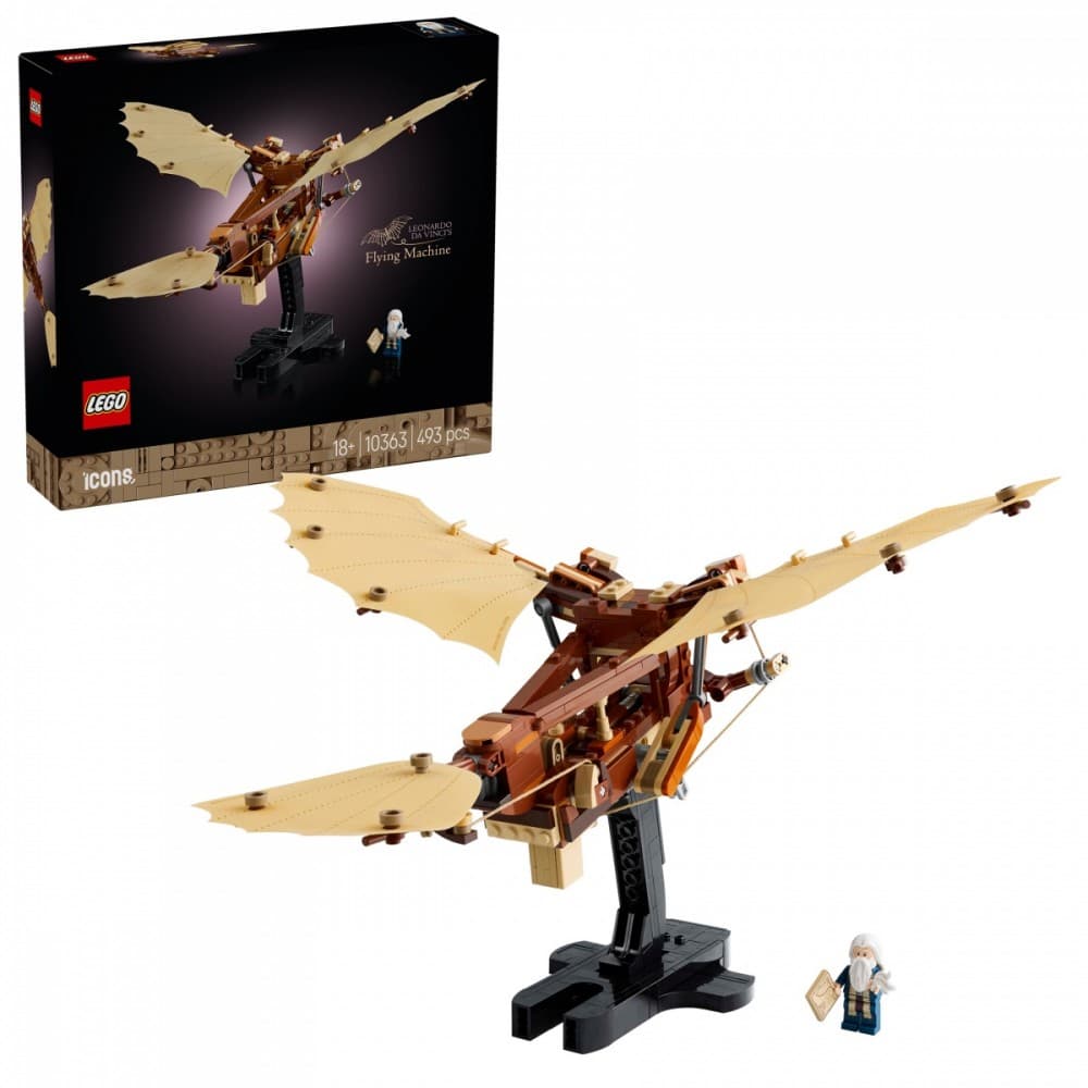 LEGO Icons Leonardo da Vinci Leteči stroj 10363 - komplet za gradnjo 4