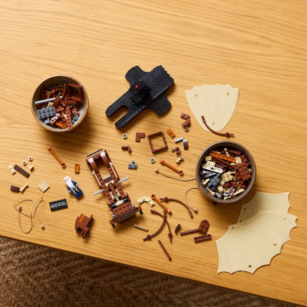 LEGO Icons Leonardo da Vinci Leteči stroj 10363 - komplet za gradnjo 5