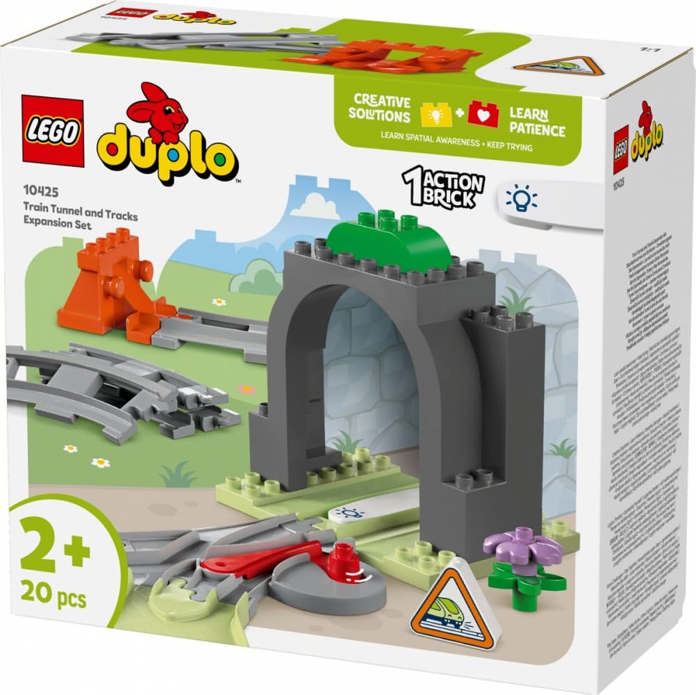 LEGO DUPLO 10425 Predor in tiri - razširitveni paket za vlake 2