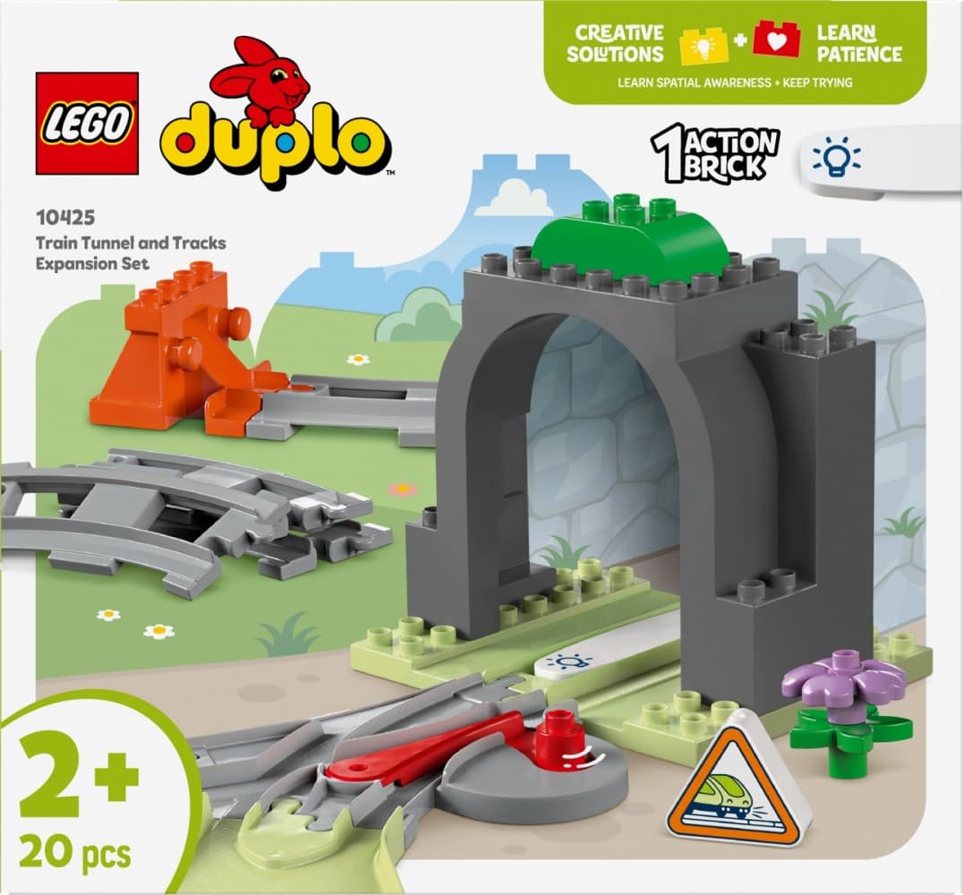 LEGO DUPLO 10425 Predor in tiri - razširitveni paket za vlake 3