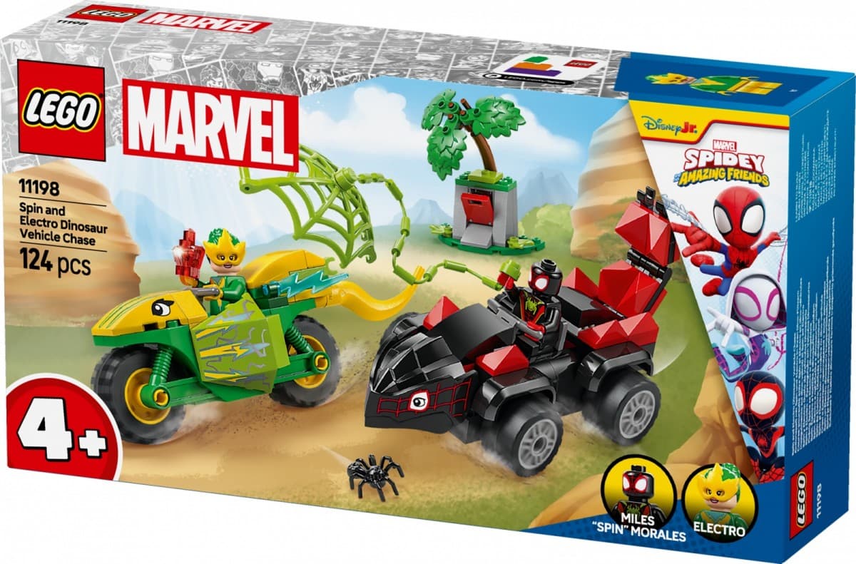 LEGO Spidey 11198 Lov Spina na Electro v DinoPogonjalki 3