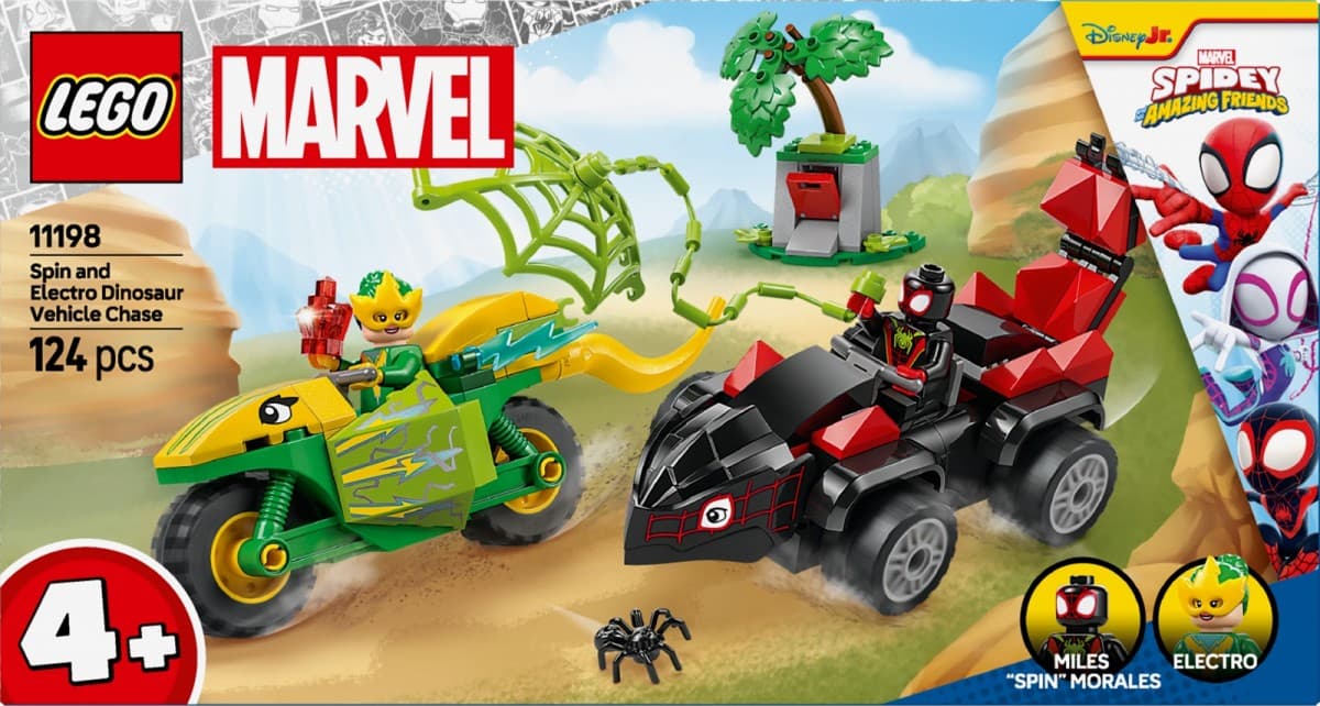 LEGO Spidey 11198 Lov Spina na Electro v DinoPogonjalki 4