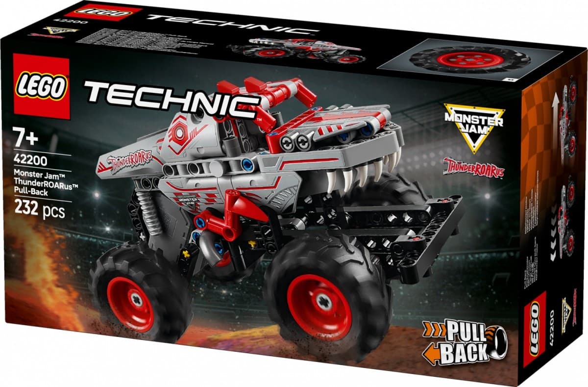 LEGO Technic Monster Jam ThunderROARus s pogonom na poteg (42200) 5