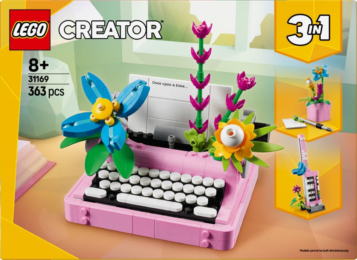 LEGO Creator 3 v 1 Pisalni stroj s cvetjem (31169) 3