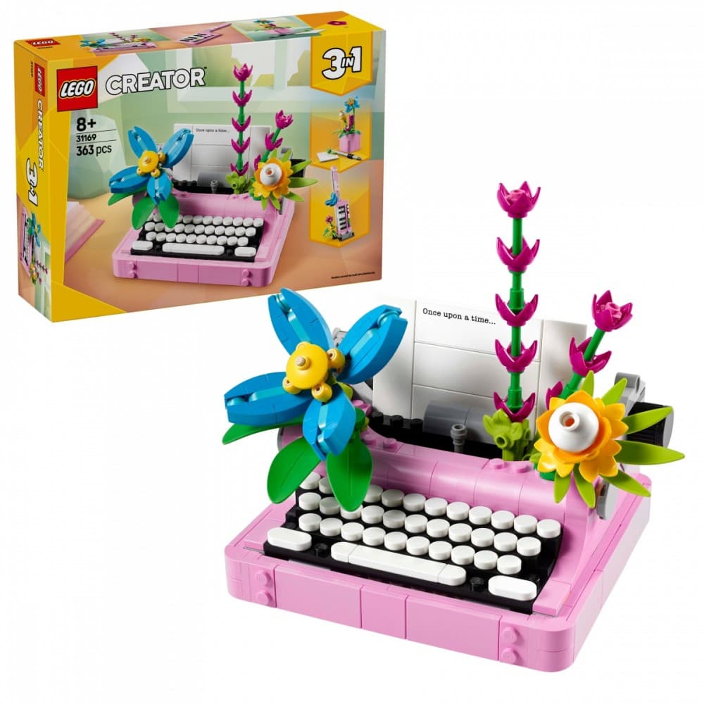 LEGO Creator 3 v 1 Pisalni stroj s cvetjem (31169) 4