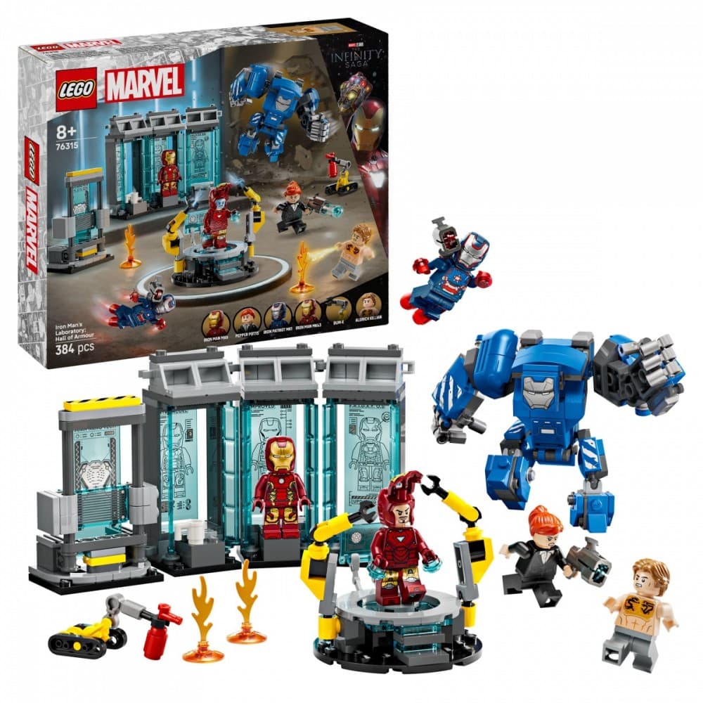 LEGO Marvel Iron Manovo laboratorij: orožarna (76315) 2