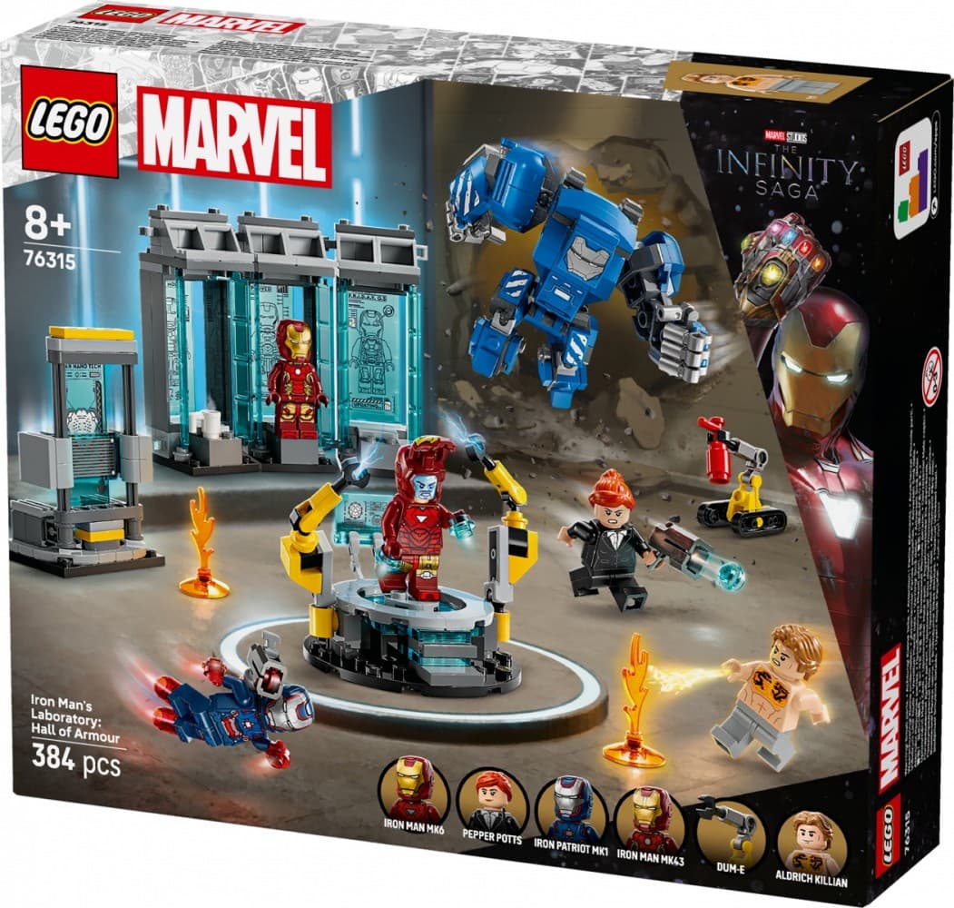 LEGO Marvel Iron Manovo laboratorij: orožarna (76315) 6