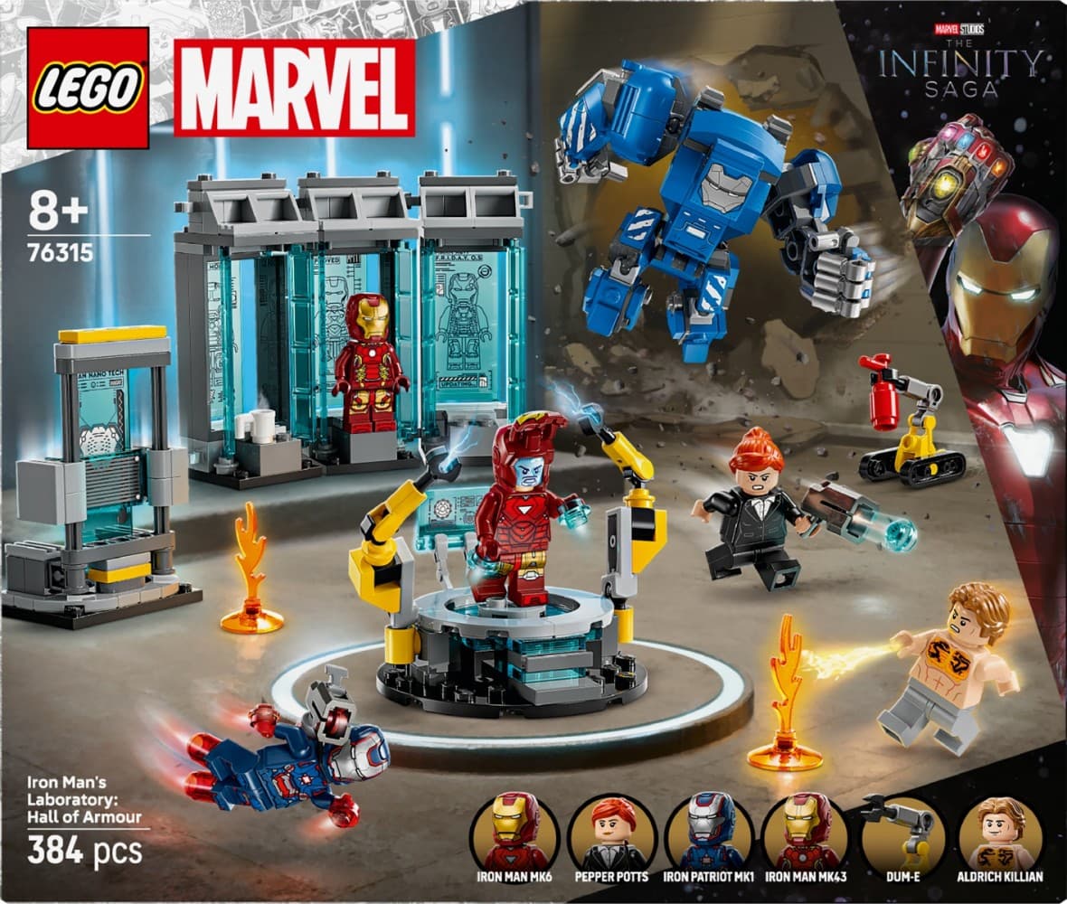 LEGO Marvel Iron Manovo laboratorij: orožarna (76315) 7
