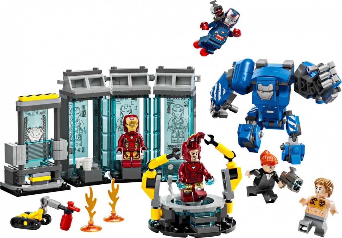 LEGO Marvel Iron Manovo laboratorij: orožarna (76315) 8