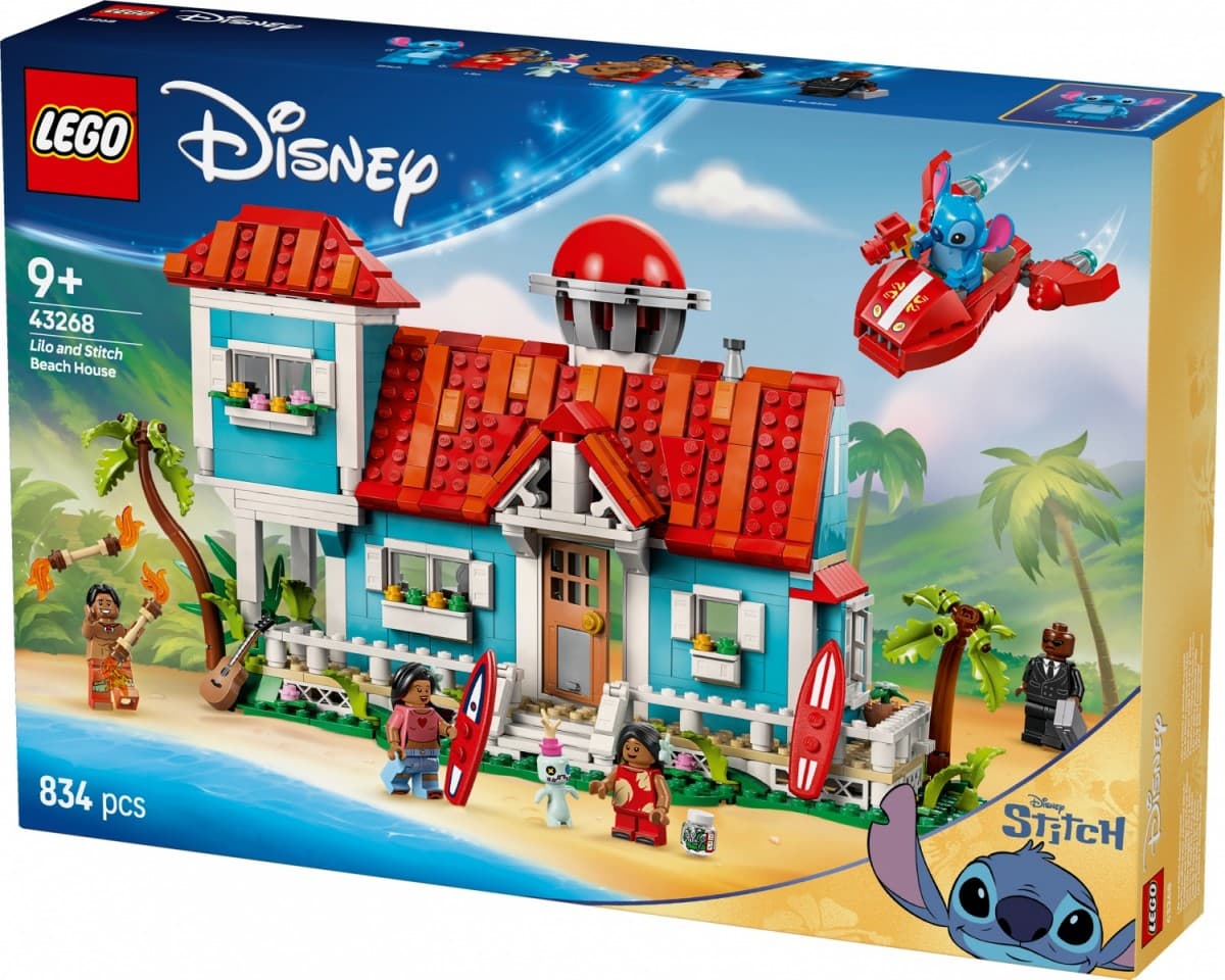 LEGO Disney Lilo in Stitch: Počitniška hiša na plaži (43268) 2
