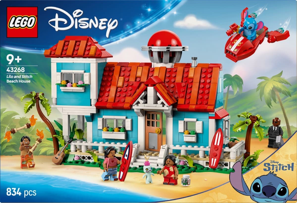 LEGO Disney Lilo in Stitch: Počitniška hiša na plaži (43268) 5