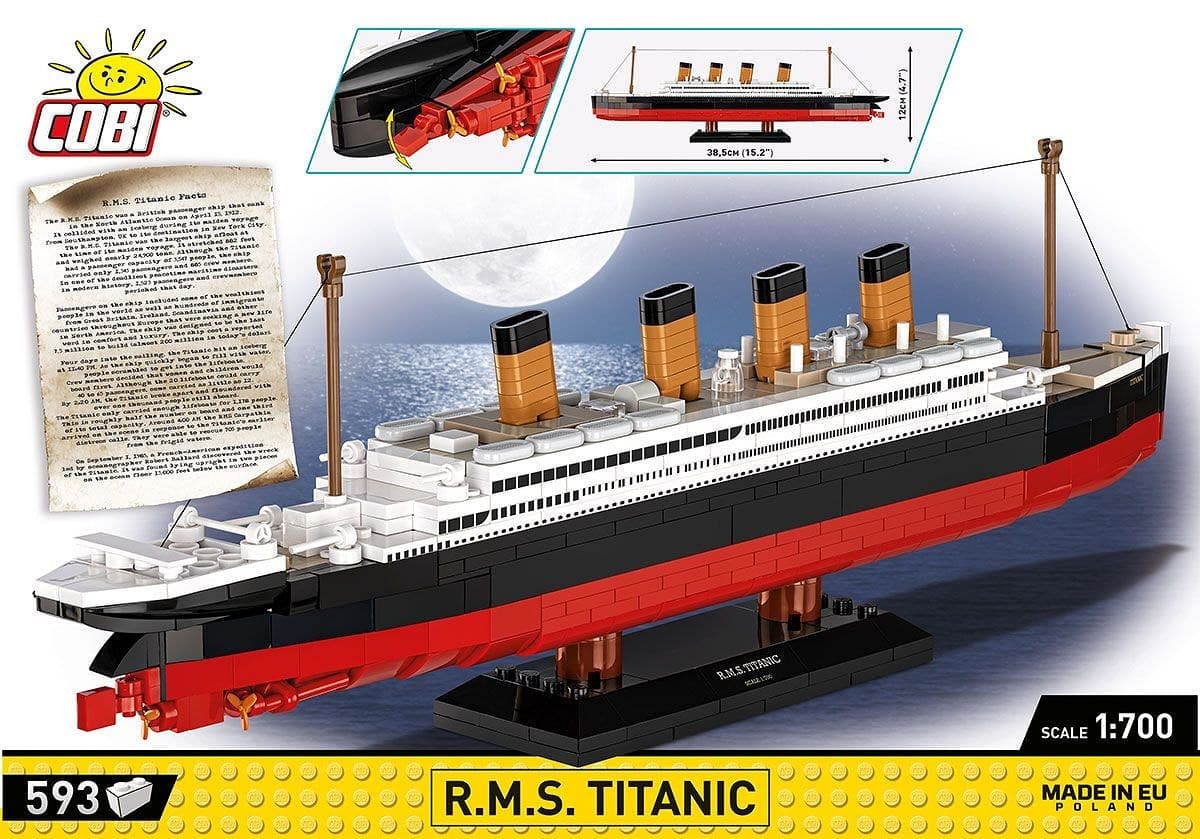 COBI Kocke R.M.S. Titanic 593 kosi 2