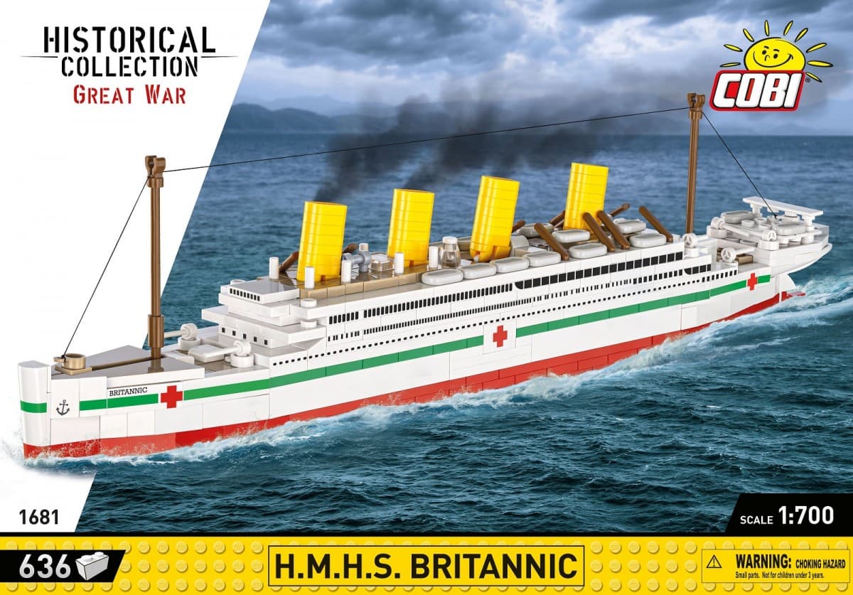 COBI Kocke H.M.H.S. Britannic 636 kosi 3