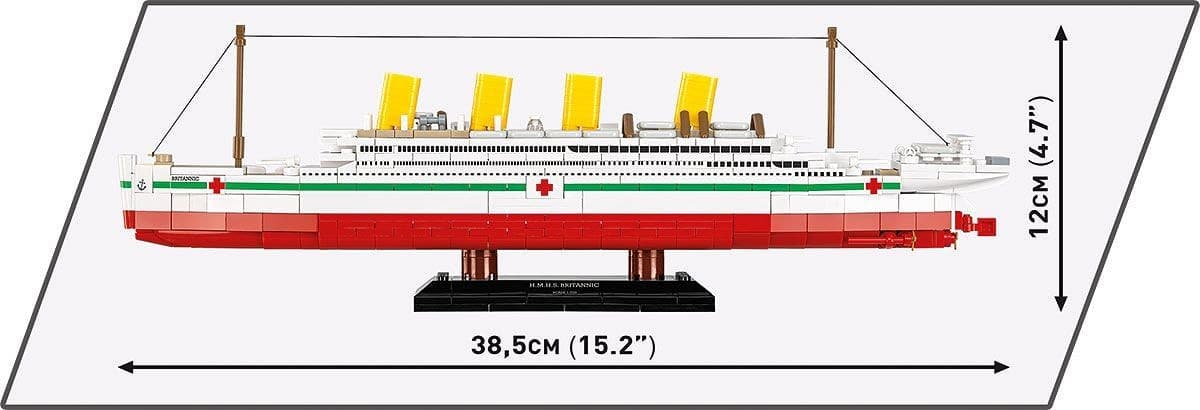COBI Kocke H.M.H.S. Britannic 636 kosi 6