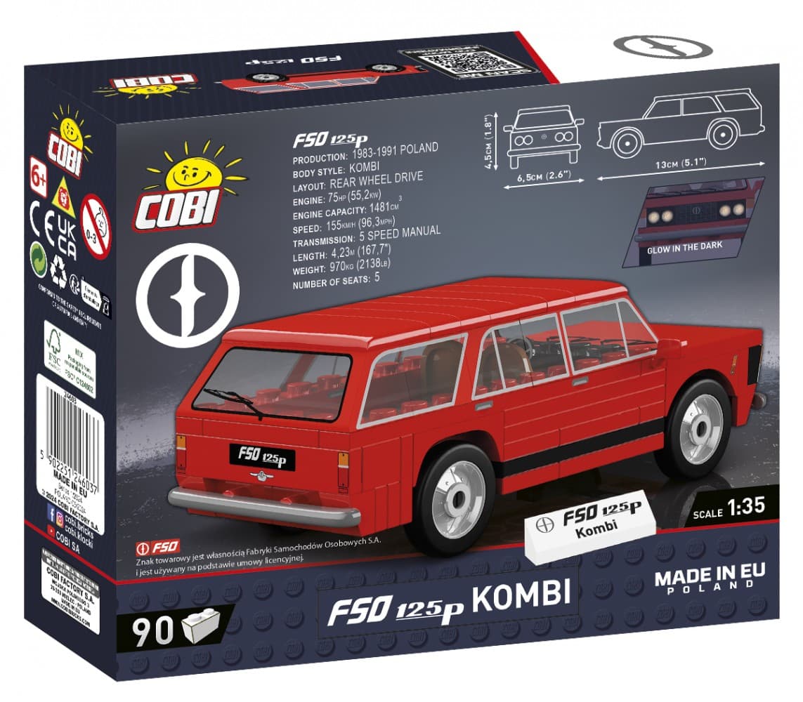 COBI Kocke FSO 125p Kombi (90 kock) 3