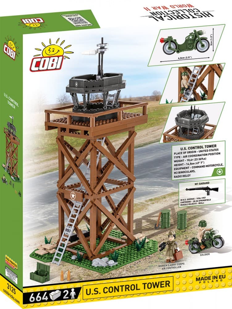 Kocke COBI - Kontrolna stolp (U.S. Control Tower) (664 kock) 3