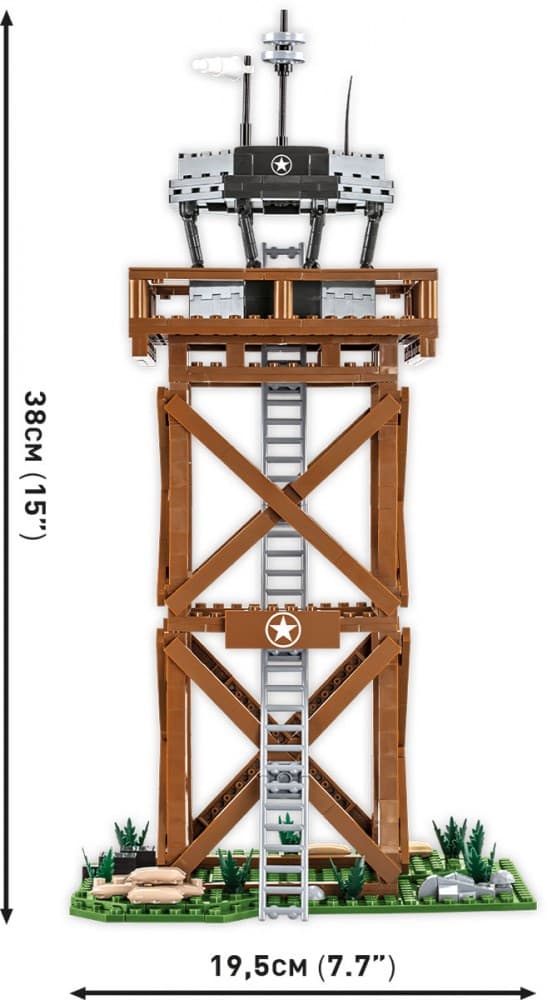 Kocke COBI - Kontrolna stolp (U.S. Control Tower) (664 kock) 5