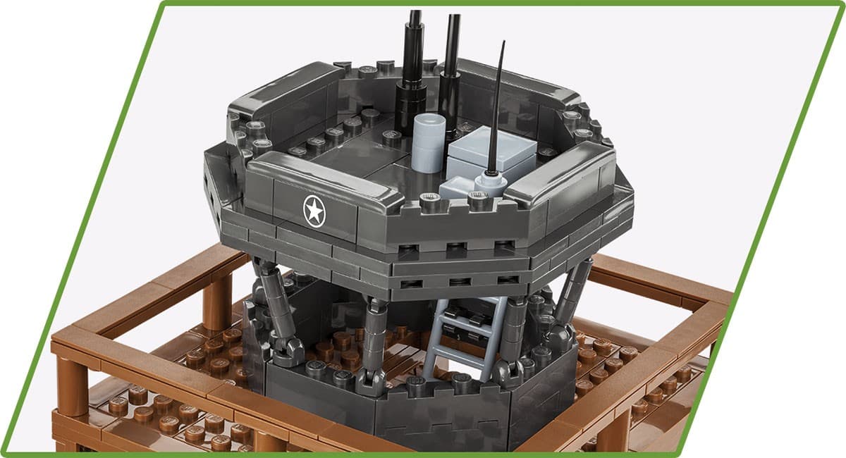 Kocke COBI - Kontrolna stolp (U.S. Control Tower) (664 kock) 8