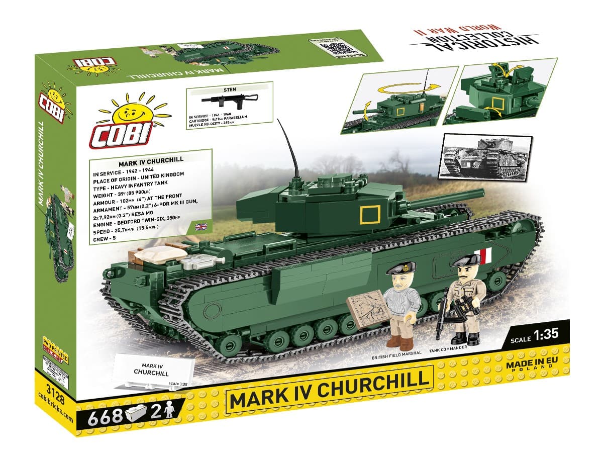 COBI Kocke C.R.V. Tank Churchill (668 kock) 3