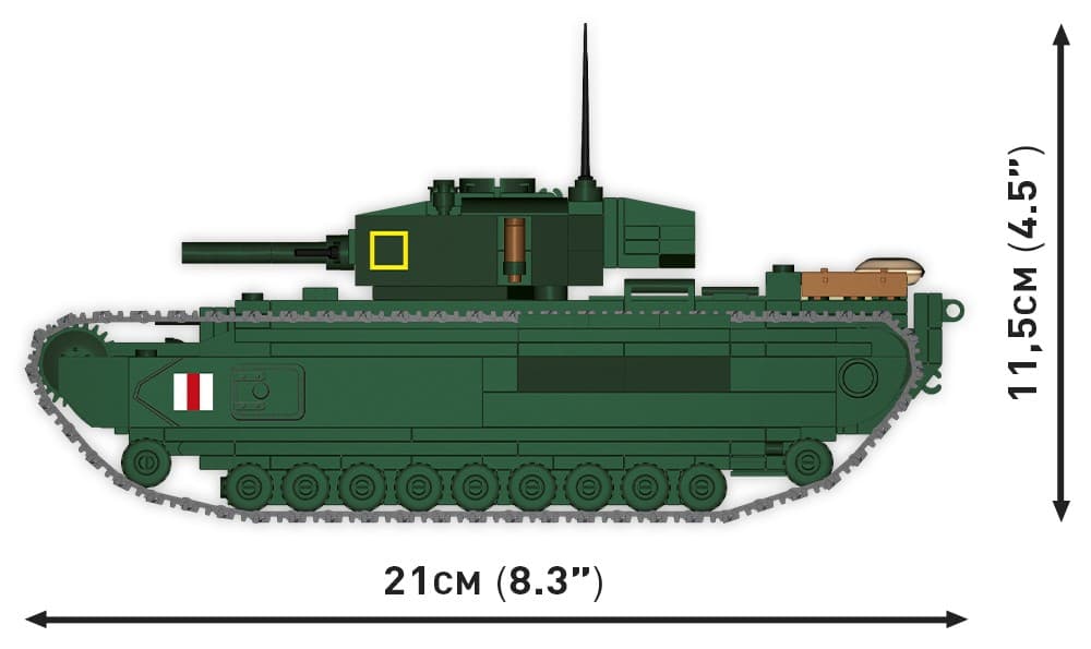 COBI Kocke C.R.V. Tank Churchill (668 kock) 6