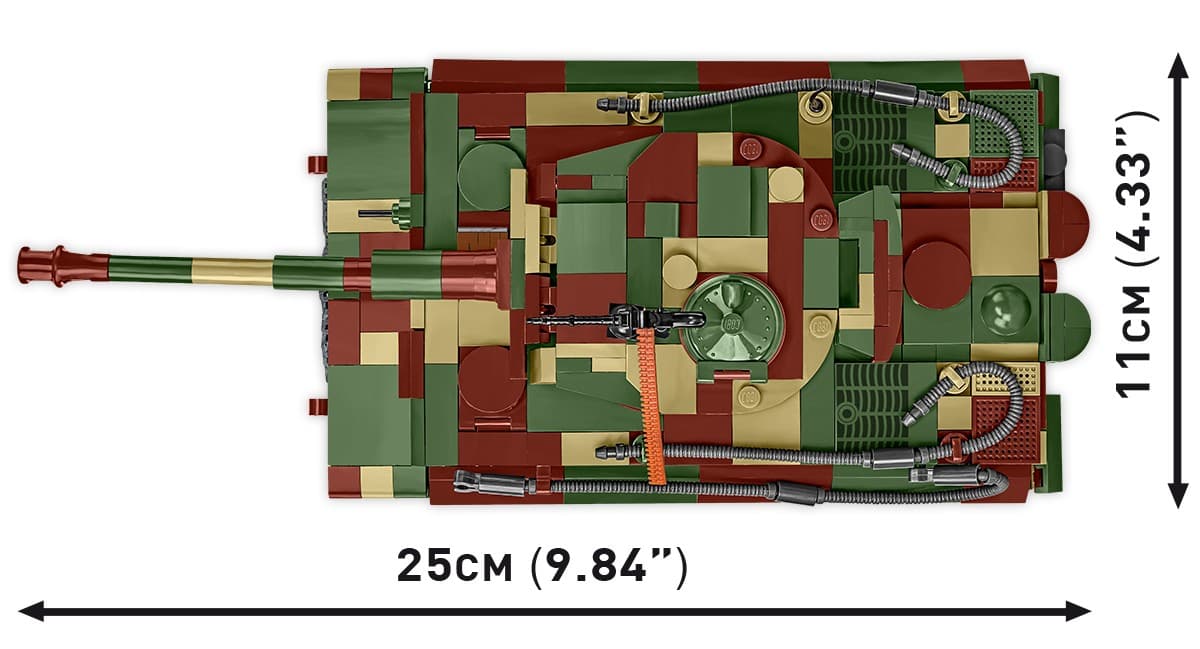 COBI Kocke Pz.Kpfw. VI Tiger Ausf. E 870 kosi 4