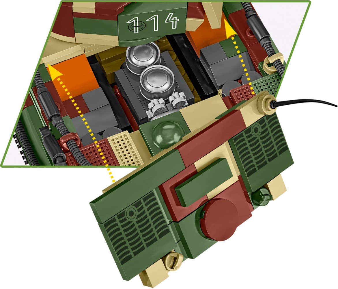 COBI Kocke Pz.Kpfw. VI Tiger Ausf. E 870 kosi 7