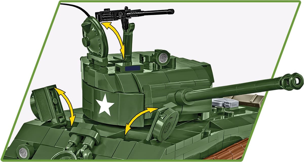 COBI Kocke Sherman M4A2E8 865 kosi+ 6